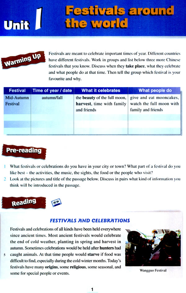 Unit 1��Festivals around the world_11