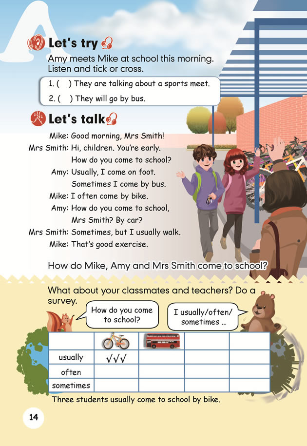 Unit 2��Ways to go to school_23