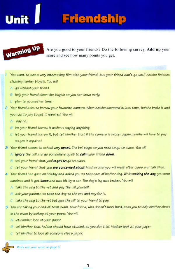 Unit 1��Friendship_11