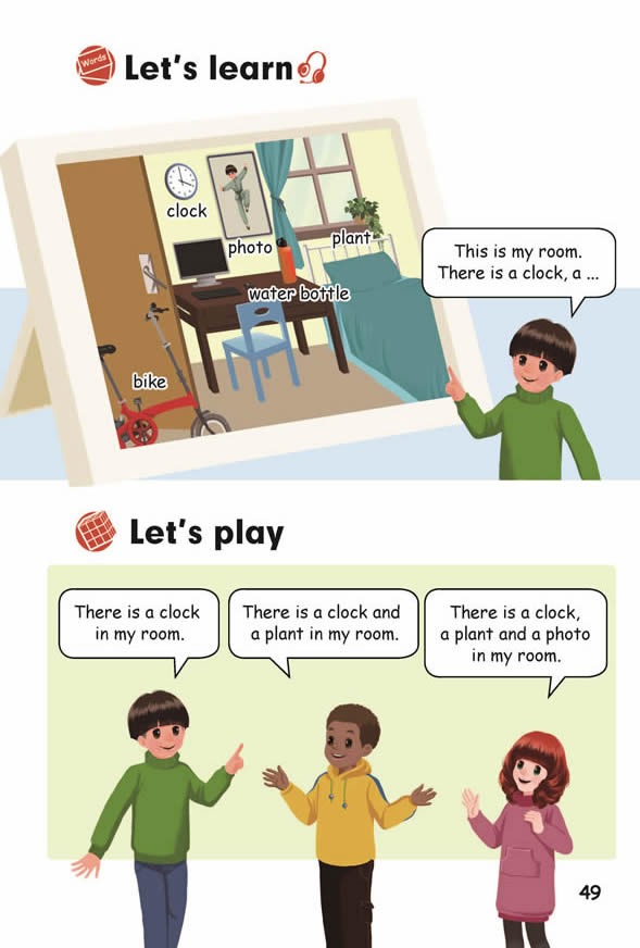 Unit 5��There is a big bed_64